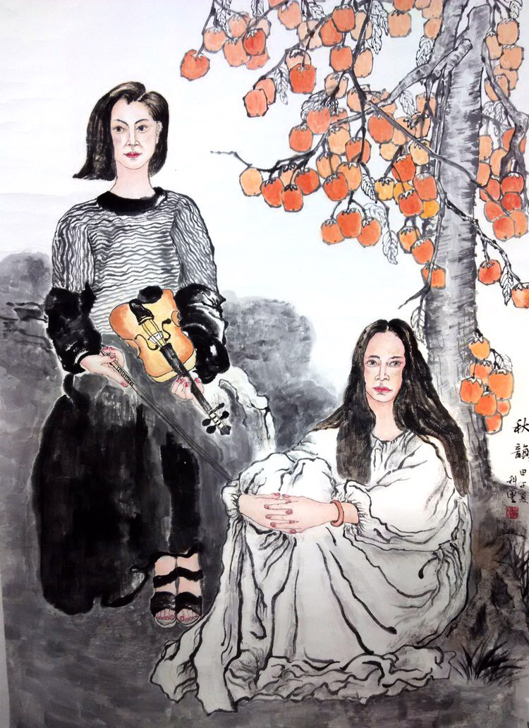 个人作品1国画人物《秋韵》.png